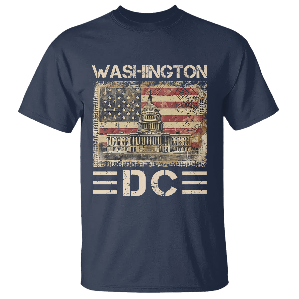 Washington DC Lover U.S. Capitol Building T Shirt - Wonder Print Shop