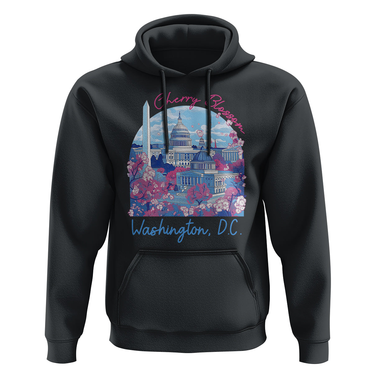 Washington DC Lover Cherry Blossom Hoodie - Wonder Print Shop