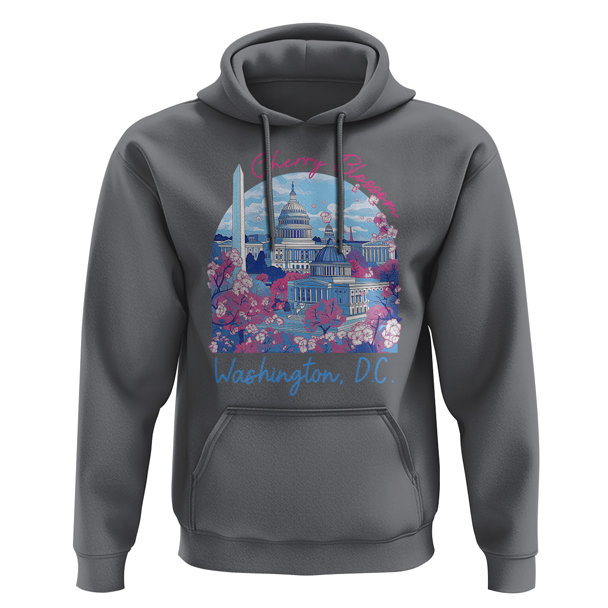 Washington DC Lover Cherry Blossom Hoodie - Wonder Print Shop