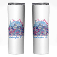 Washington DC Lover Skinny Tumbler Cherry Blossom