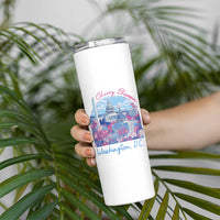 Washington DC Lover Skinny Tumbler Cherry Blossom