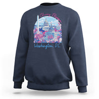 Washington DC Lover Cherry Blossom Sweatshirt - Wonder Print Shop