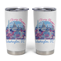 Washington DC Lover Tumbler Cup Cherry Blossom