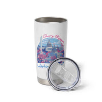 Washington DC Lover Tumbler Cup Cherry Blossom
