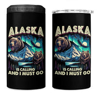 Alaska Is Calling And I Must Go Aurora Beer Home 4 in 1 Can Cooler Tumbler