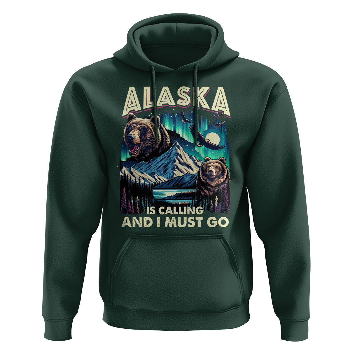 Alaska Is Calling And I Must Go Aurora Beer Home Hoodie - Wonder Print Shop