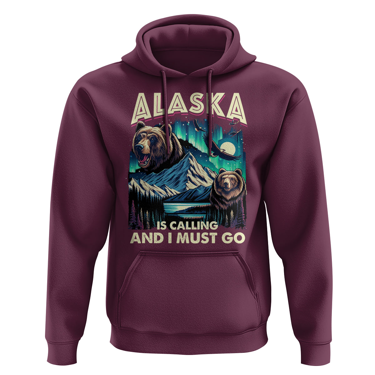 Alaska Is Calling And I Must Go Aurora Beer Home Hoodie - Wonder Print Shop