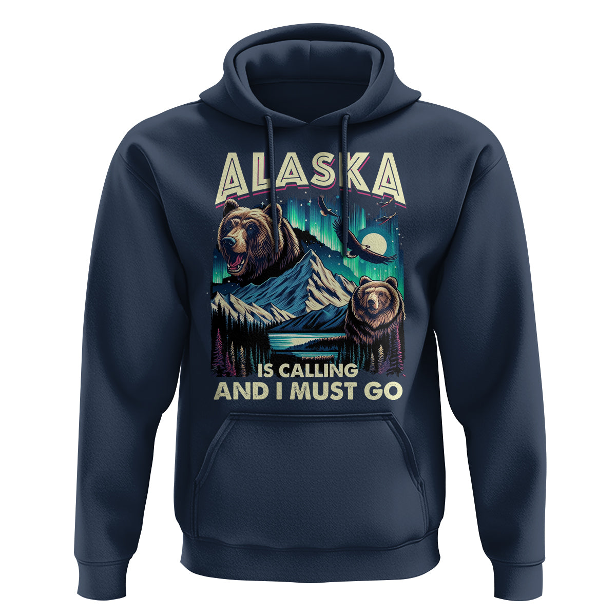 Alaska Is Calling And I Must Go Aurora Beer Home Hoodie - Wonder Print Shop