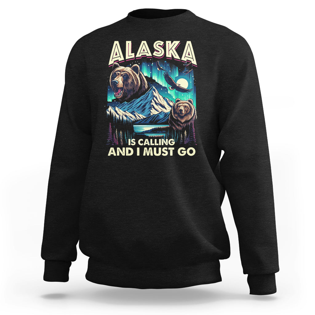 Alaska Is Calling And I Must Go Aurora Beer Home Sweatshirt - Wonder Print Shop