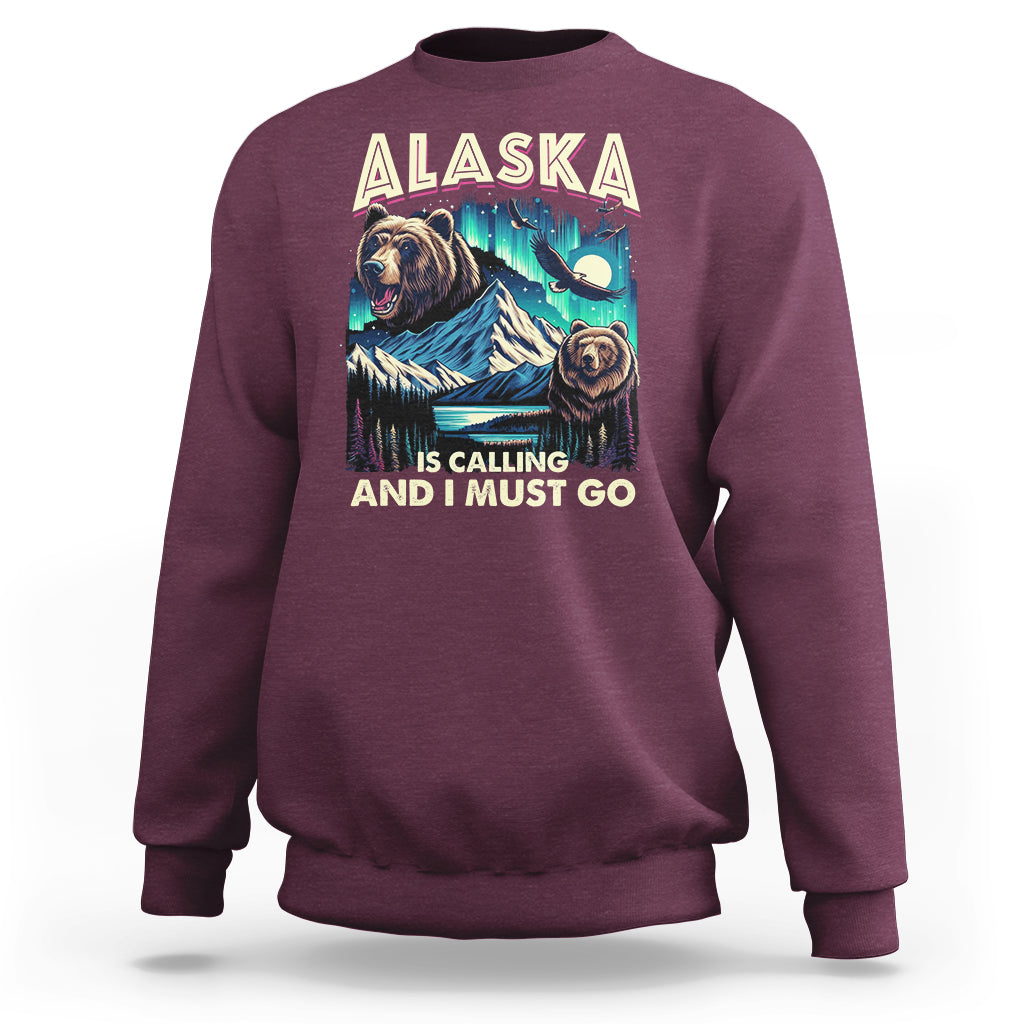 Alaska Is Calling And I Must Go Aurora Beer Home Sweatshirt - Wonder Print Shop