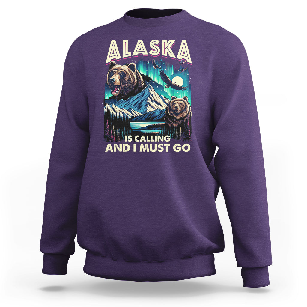Alaska Is Calling And I Must Go Aurora Beer Home Sweatshirt - Wonder Print Shop