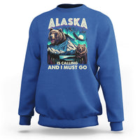 Alaska Is Calling And I Must Go Aurora Beer Home Sweatshirt - Wonder Print Shop