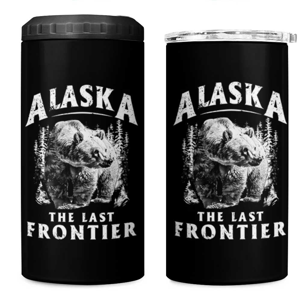 Alaska 4 in 1 Can Cooler Tumbler The Last Frontier Bear Home Vintage