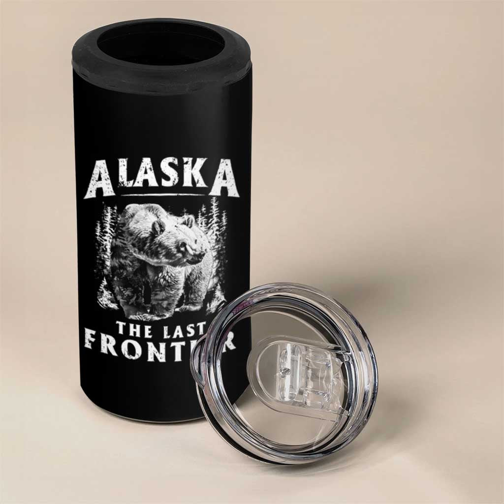 Alaska 4 in 1 Can Cooler Tumbler The Last Frontier Bear Home Vintage