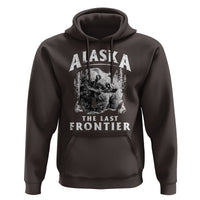 Alaska Hoodie The Last Frontier Vintage Bear Home - Wonder Print Shop