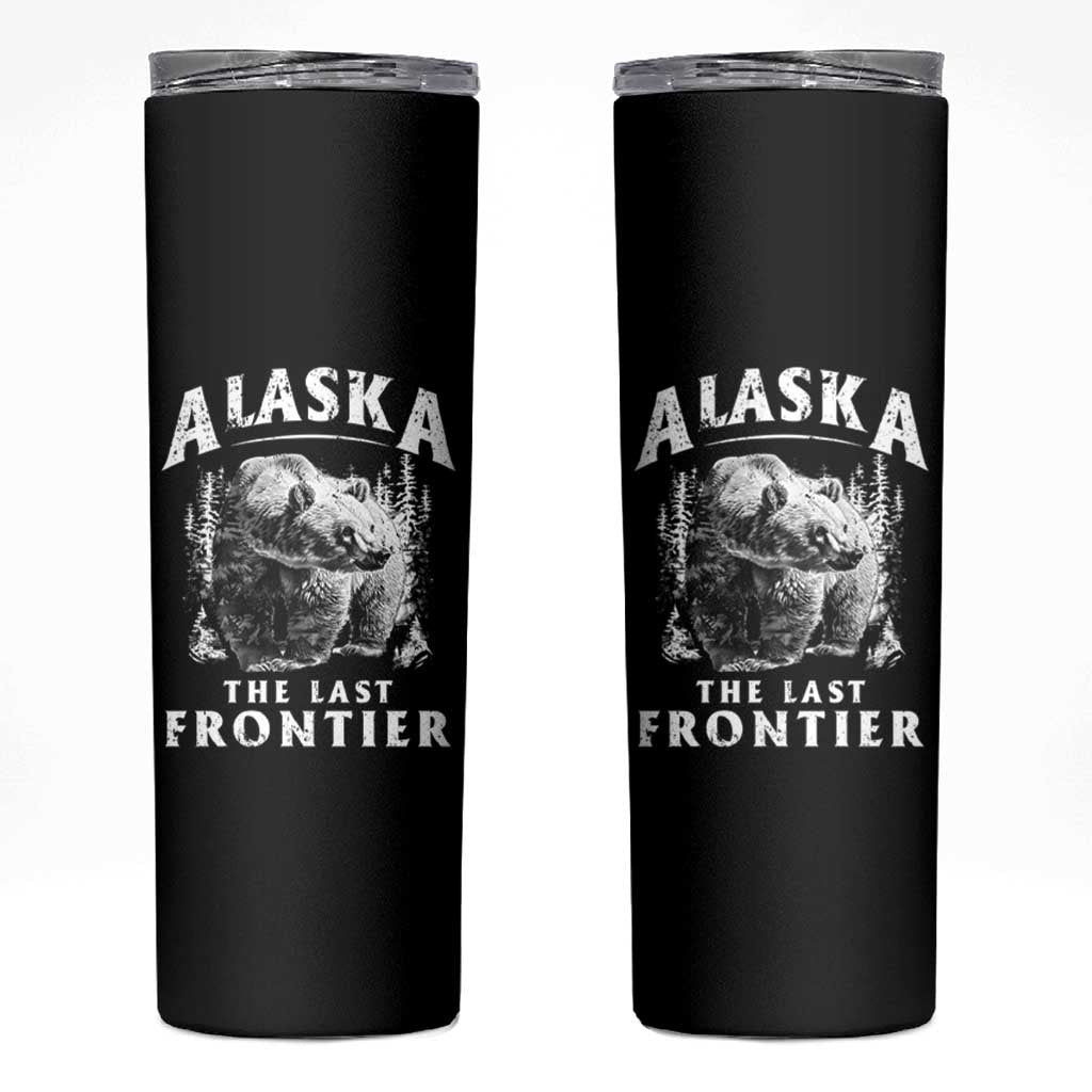 Alaska Skinny Tumbler The Last Frontier Bear Home Vintage