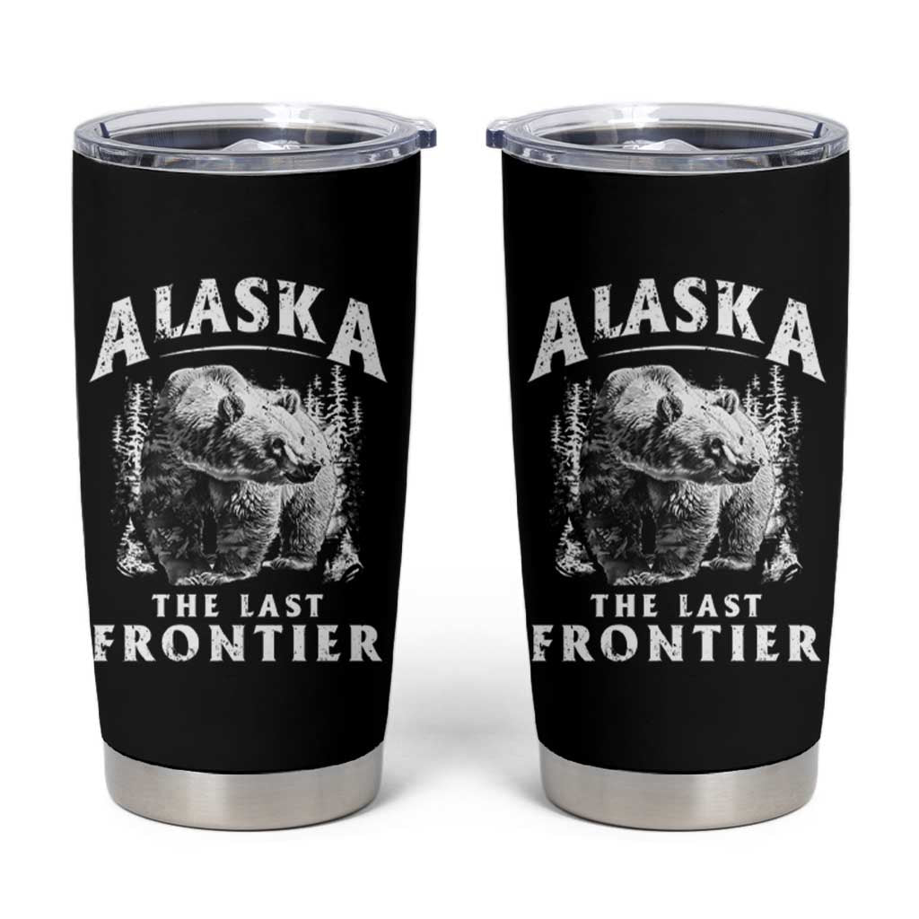 Alaska Tumbler Cup The Last Frontier Bear Home Vintage