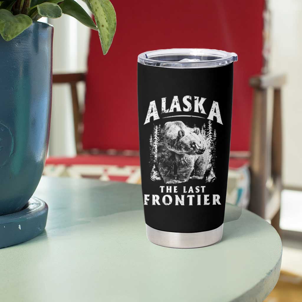 Alaska Tumbler Cup The Last Frontier Bear Home Vintage
