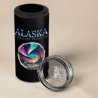 Alaska Aurora 4 in 1 Can Cooler Tumbler The Last Frontier Polar Bear