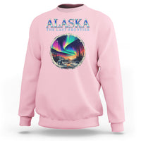 Alaska Aurora Sweatshirt The Last Frontier Polar Bear - Wonder Print Shop