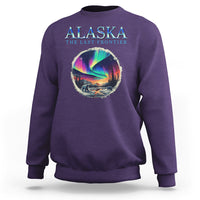 Alaska Aurora Sweatshirt The Last Frontier Polar Bear - Wonder Print Shop