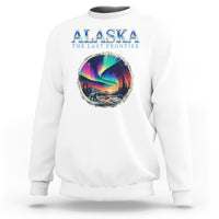 Alaska Aurora Sweatshirt The Last Frontier Polar Bear - Wonder Print Shop