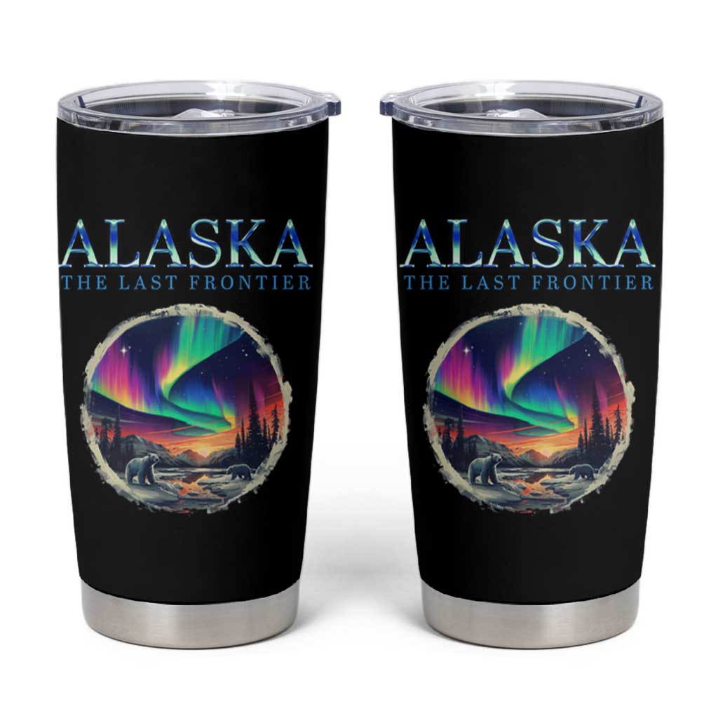 Alaska Aurora Tumbler Cup The Last Frontier Polar Bear