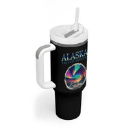 Alaska Aurora Tumbler With Handle The Last Frontier Polar Bear