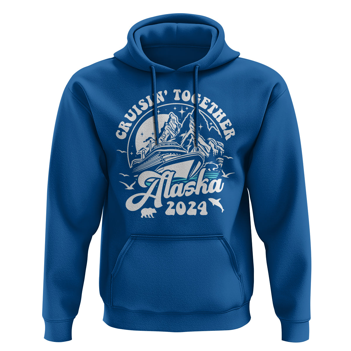 Cruisin' Together Alaska 2024 Cruise Trip Hoodie - Wonder Print Shop