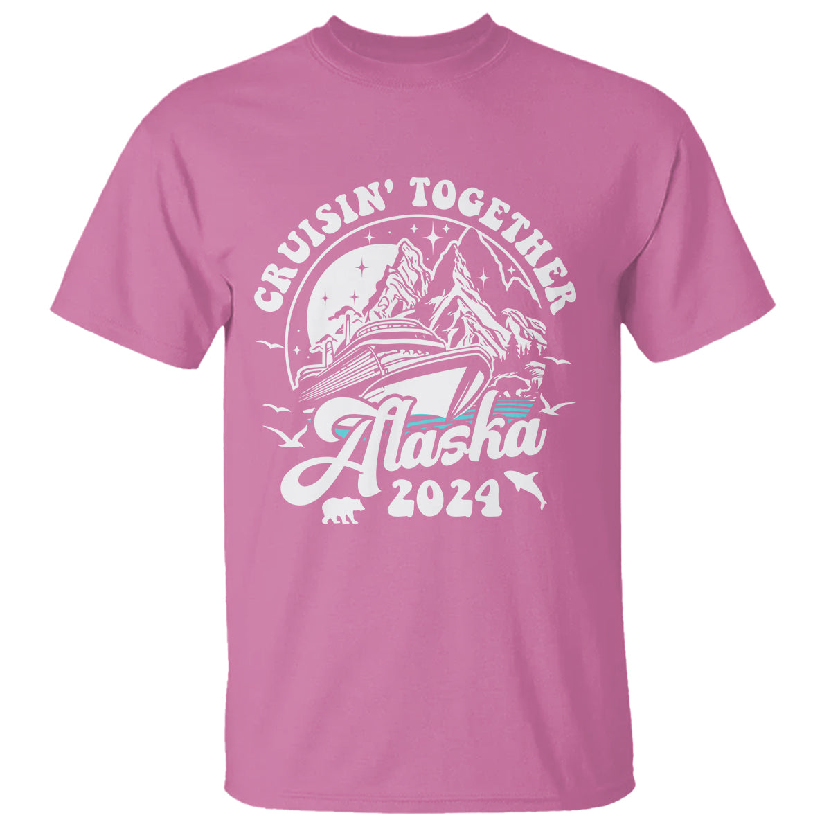 Cruisin' Together Alaska 2024 Cruise Trip T Shirt - Wonder Print Shop
