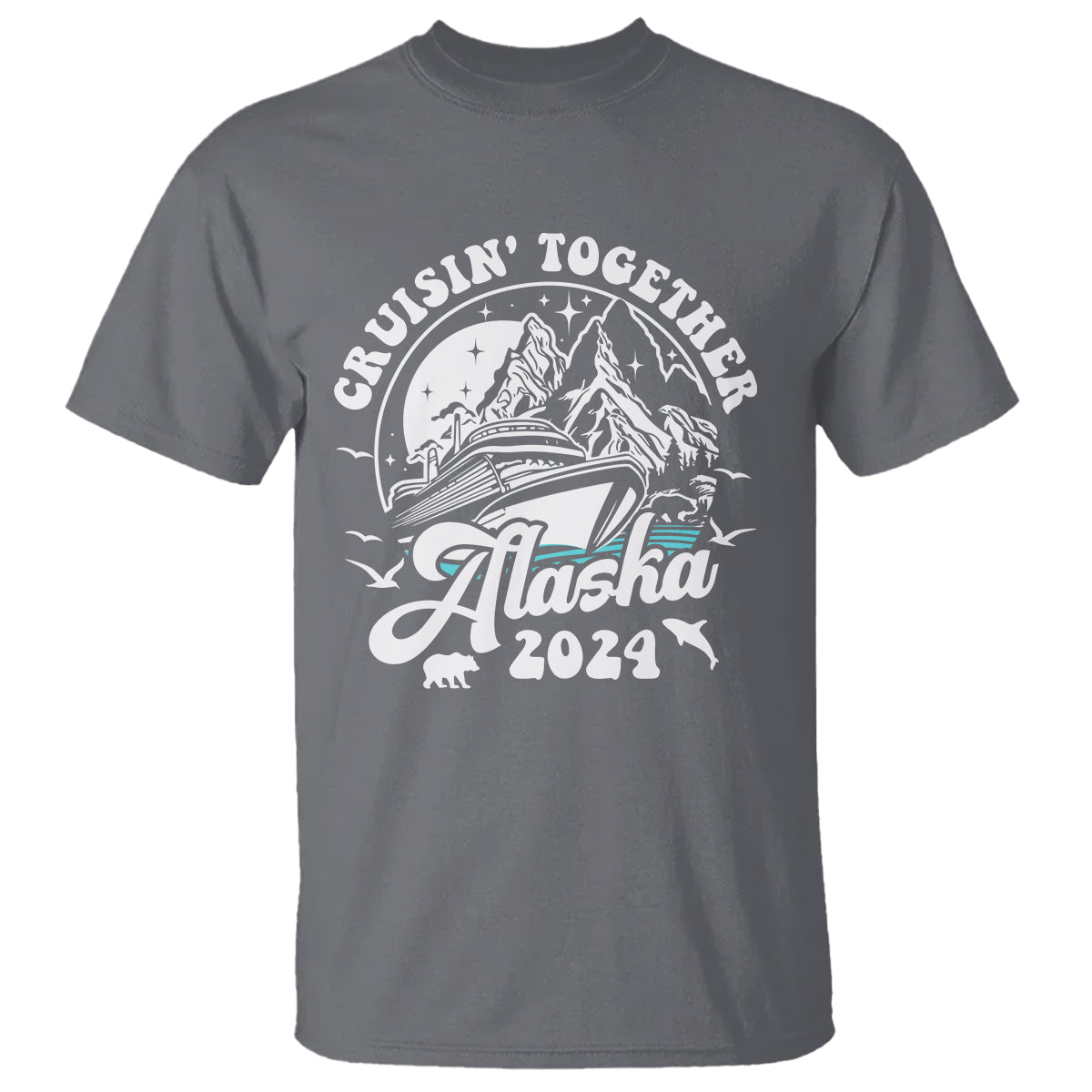 Cruisin' Together Alaska 2024 Cruise Trip T Shirt - Wonder Print Shop