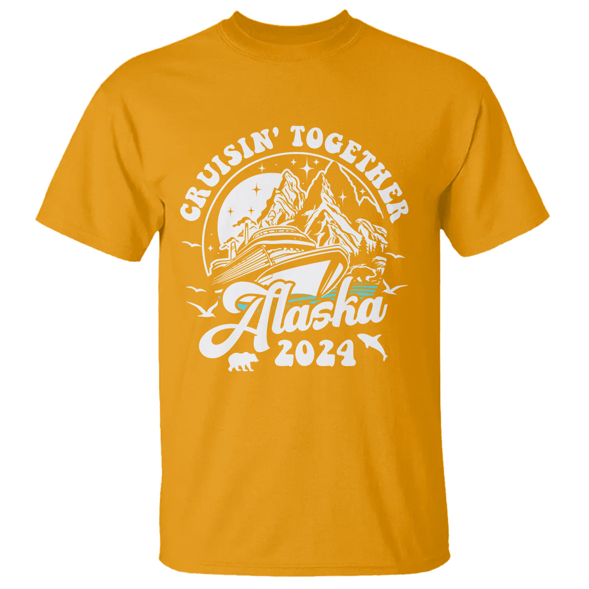 Cruisin' Together Alaska 2024 Cruise Trip T Shirt - Wonder Print Shop