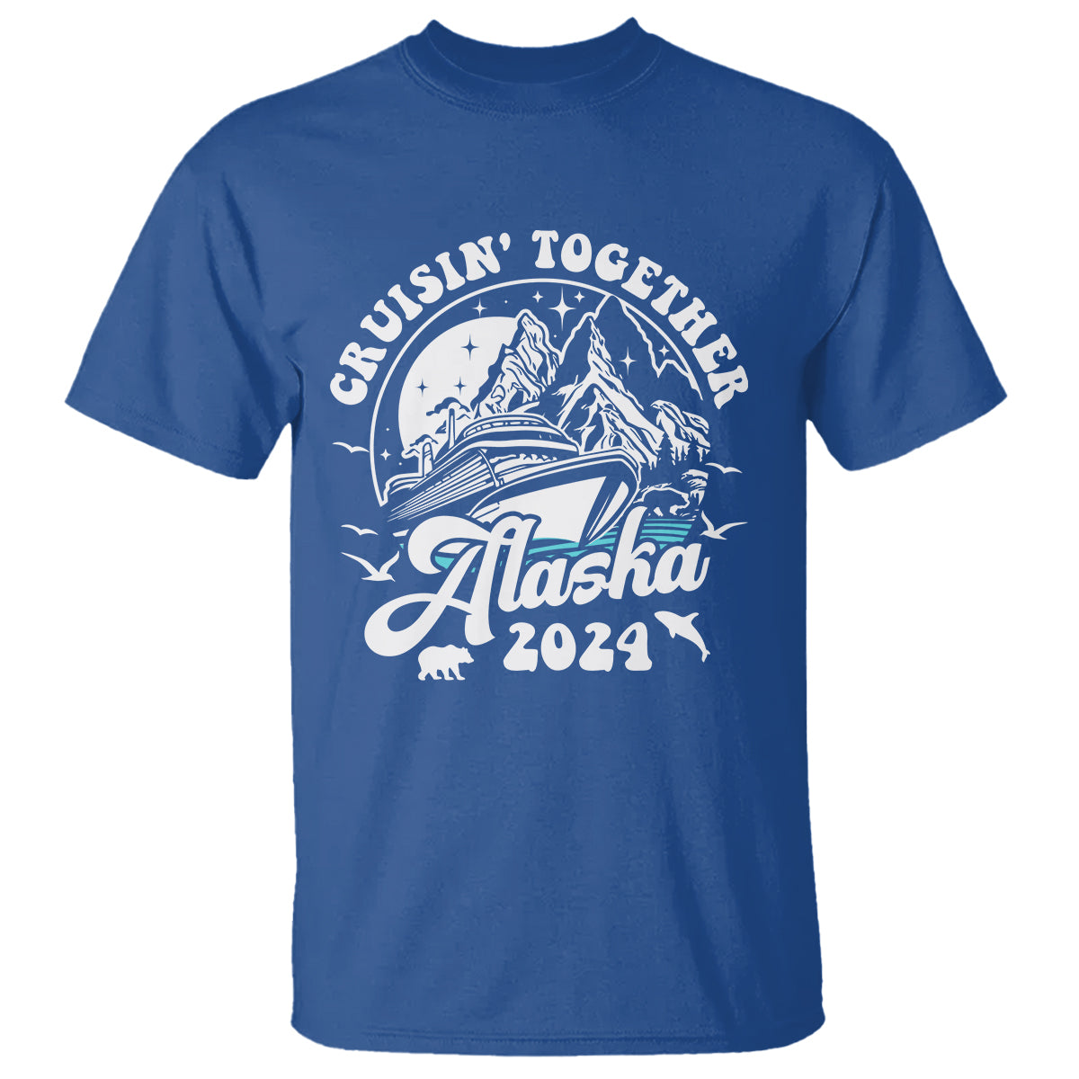 Cruisin' Together Alaska 2024 Cruise Trip T Shirt - Wonder Print Shop