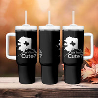 Funny Alaska Tumbler With Handle Isn't Texas Cute