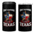 Funny Don't California My Texas 4 in 1 Can Cooler Tumbler