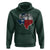 Texas Home State Map Distressed Flag Hoodie - Wonder Print Shop