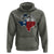 Texas Home State Map Distressed Flag Hoodie - Wonder Print Shop