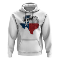 Texas Home State Map Distressed Flag Hoodie - Wonder Print Shop
