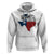Texas Home State Map Distressed Flag Hoodie - Wonder Print Shop