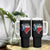 Texas Home State Map Distressed Flag Tumbler With Handle