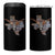 Texas Home 4 in 1 Can Cooler Tumbler Vintage State Map TX Longhorn