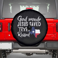 God Made Jesus Saved Texas Raised Spare Tire Cover
