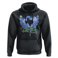 God Bless Texas Bluebonnet Hoodie - Wonder Print Shop