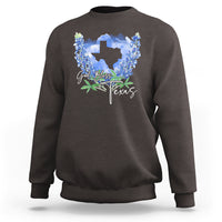 God Bless Texas Bluebonnet Sweatshirt - Wonder Print Shop