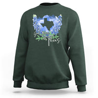 God Bless Texas Bluebonnet Sweatshirt - Wonder Print Shop