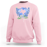 God Bless Texas Bluebonnet Sweatshirt - Wonder Print Shop