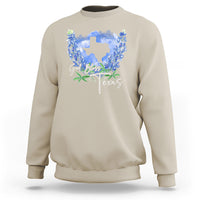 God Bless Texas Bluebonnet Sweatshirt - Wonder Print Shop