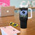 God Bless Texas Bluebonnet Tumbler With Handle