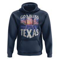 Bluebonnet Field God Bless Texas Hoodie - Wonder Print Shop