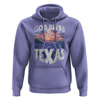 Bluebonnet Field God Bless Texas Hoodie - Wonder Print Shop